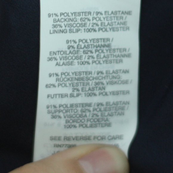 J. CREW Perforated Navy Blue Sleeveless Dress - Picture 6 of 6